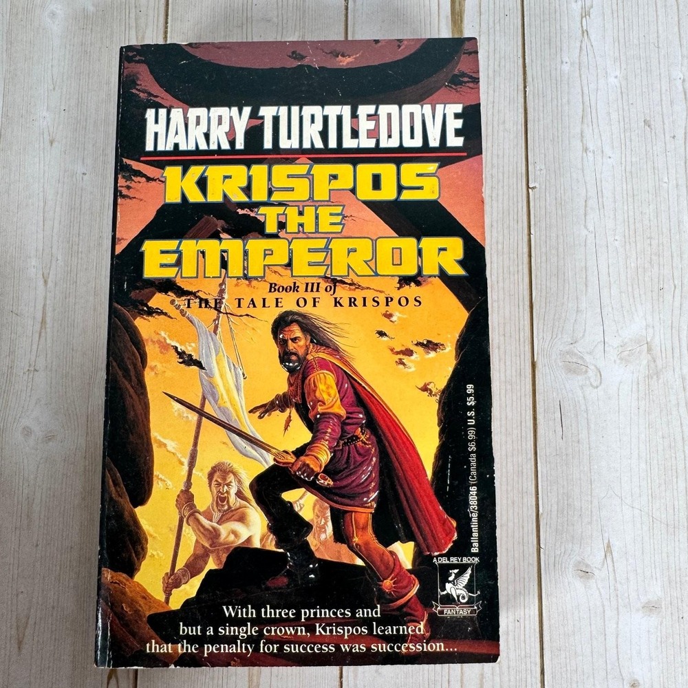Krispos The Emperor Harry Turtledove 1994 First Edition Fantasy Del Rey